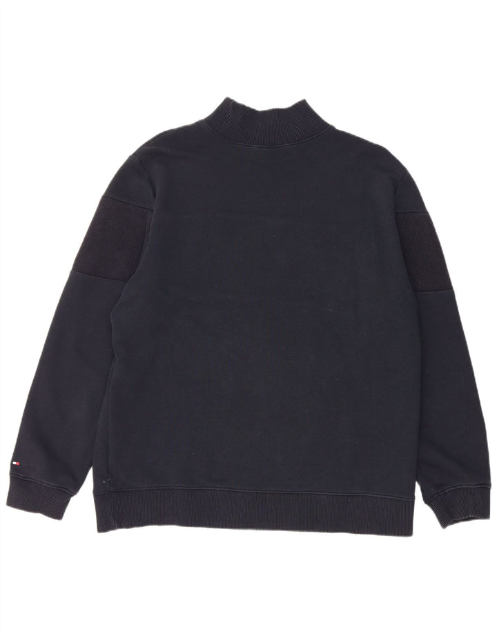 Γυναικεία φούτερ Tommy Hilfiger Graphic Jumper UK 14 Medium Black Cotton