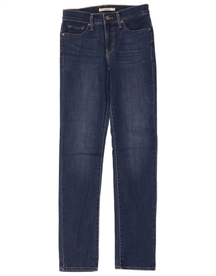 Levi's Womens 312 Shaping Slim Jeans W26 L32 Blue Cotton