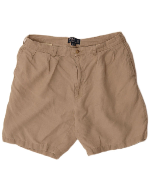 Polo Ralph Lauren Ανδρικό σορτς Chino με καρφίτσα W38 XL Μπεζ λινό