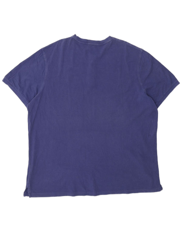Polo Ralph Lauren Ανδρικό T-Shirt Top 2XL Blue Cotton Classic