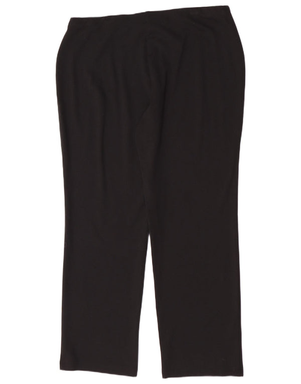 Marks & Spencer Γυναικεία Casual Παντελόνια UK 16 Large W34 L28 Black Viscose