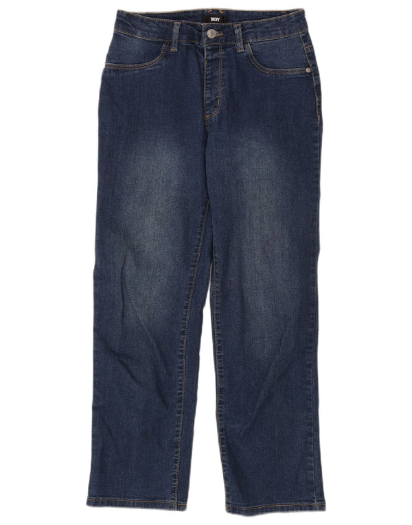 Dkny Girls Straight Jeans 13-14 Years W26 L26 Blue Cotton
