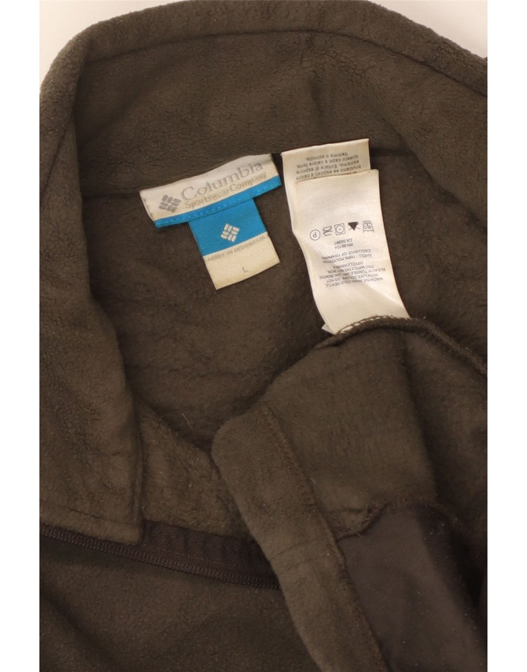 Columbia Ανδρικό Fleece Jacket UK 40 Large Khaki Polyester