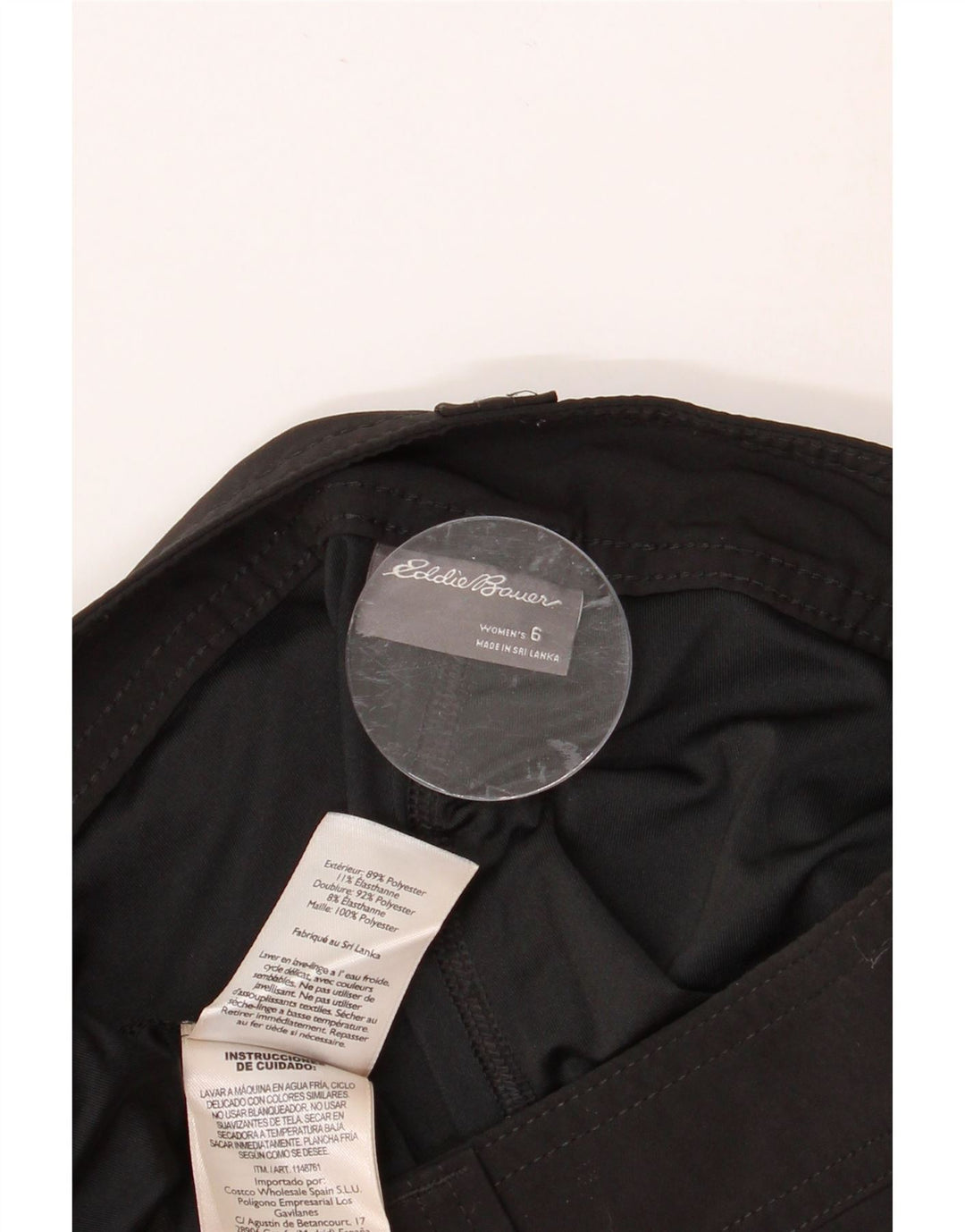 Γυναικεία Μίνι Φούστα EDDIE BAUER US 6 Medium W32 Μαύρο Πολυεστέρας