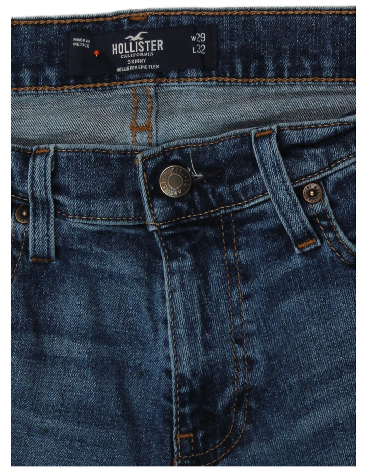 Ανδρικό Skinny Jeans HOLLISTER W29 L32 Μπλε βαμβακερό