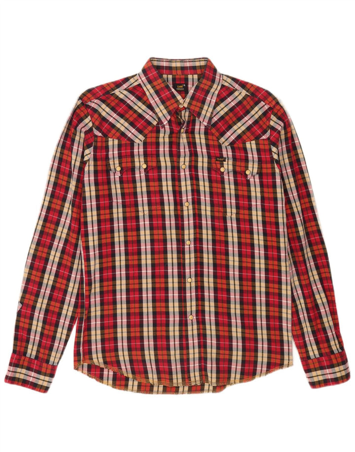 Ανδρικό πουκάμισο Lee Flannel XL Red Check
