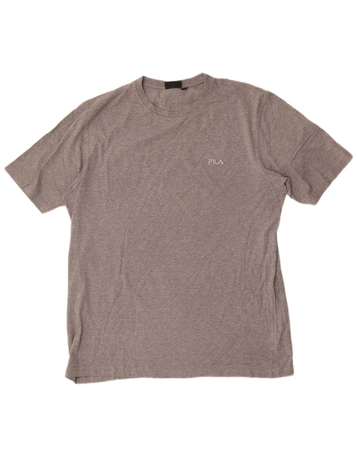 Ανδρικό T-Shirt Fila Top IT 56 2XL Γκρι Flecked