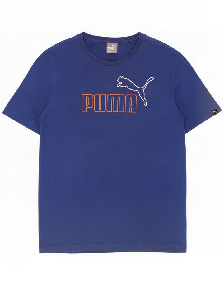 Ανδρικό γραφικό μπλουζάκι Puma Top Medium Blue