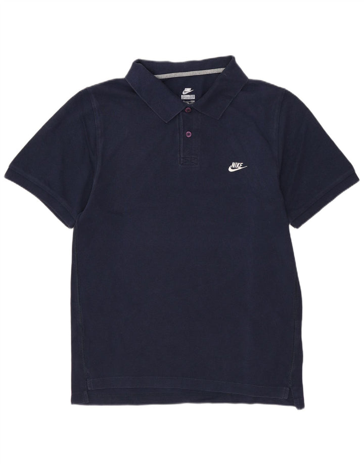 Ανδρικό μπλουζάκι πόλο NIKE UK 36/38 Small Navy Blue