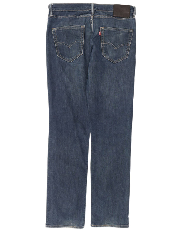 Levi's Mens 511 Slim Jeans W34 L34 Blue Cotton