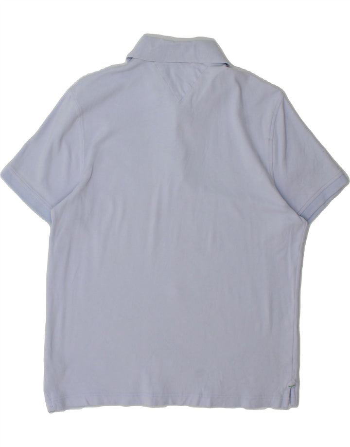 TOMMY HILFIGER Mens Custom Fit Polo Shirt Medium Blue Cotton Vintage Tommy Hilfiger and Second-Hand Tommy Hilfiger from Messina Hembry 