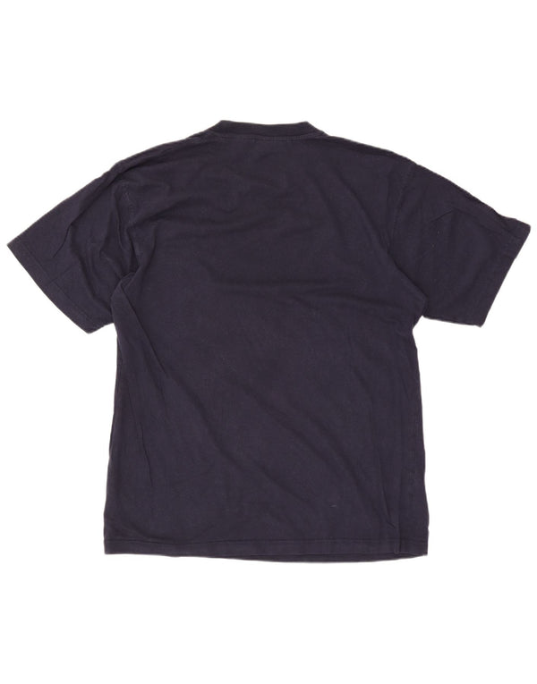 Ανδρικό γραφικό T-shirt Fila Top Large Navy Blue