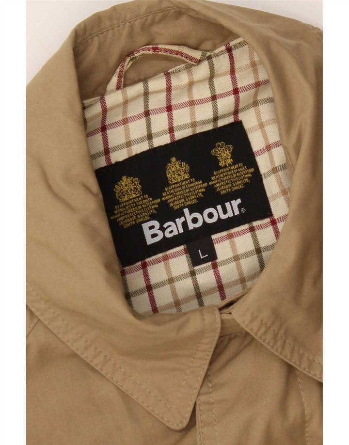 Ανδρική καμπαρντίνα Barbour UK 40 Large Beige Cotton
