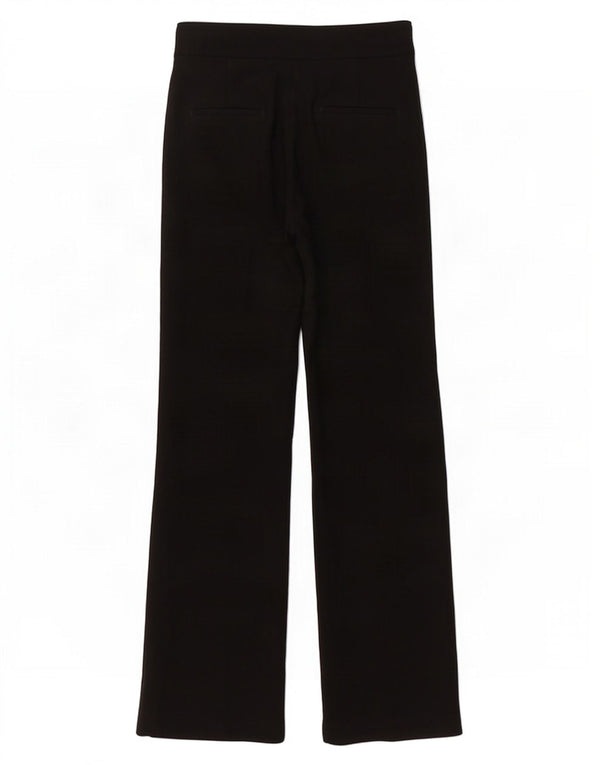 Zara Γυναικείο Ψηλόμεσο Φαρδύ παντελόνι Casual Medium W28 L35 Μαύρο