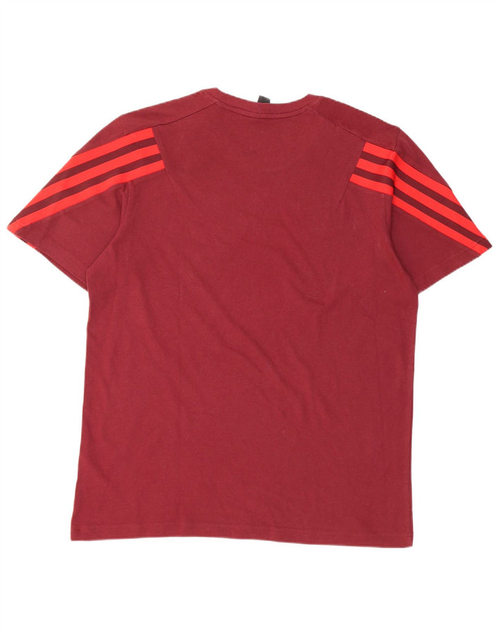 Ανδρικό T-Shirt Primegreen ADIDAS Top Μεσαίο βαμβακερό καφέ