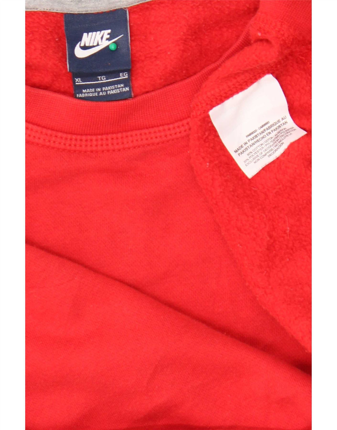 Ανδρικό φούτερ Nike Jumper XL Κόκκινο βαμβακερό χρώμα
