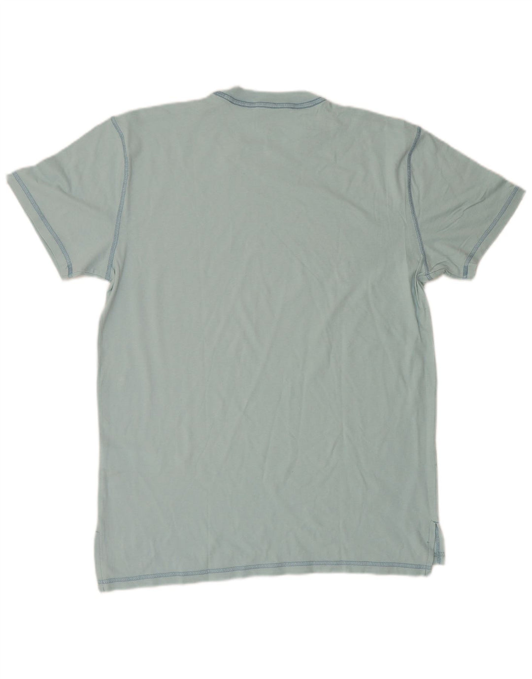 Ανδρικό T-Shirt Hollister Top από μεσαίο μπλε βαμβακερό