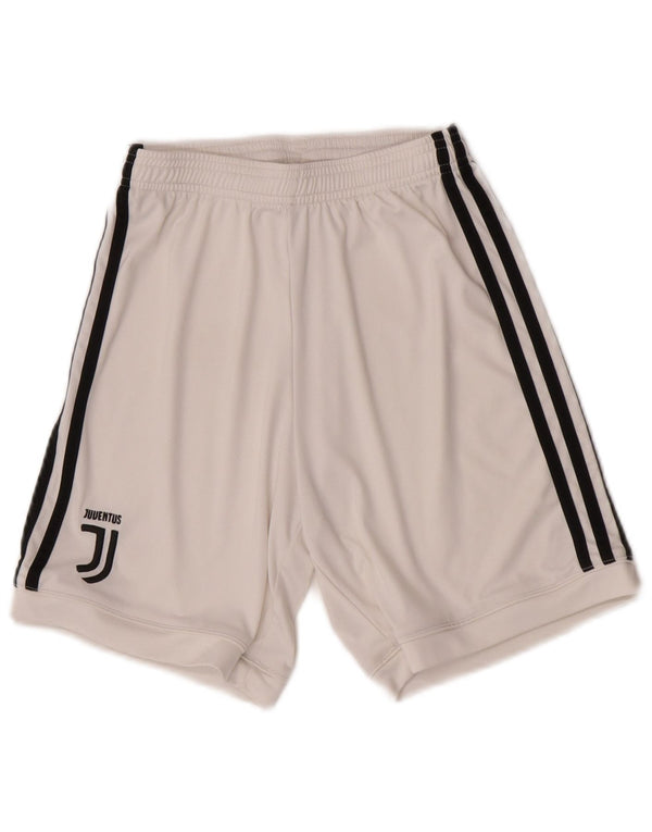 Γυναικείο αθλητικό σορτς Adidas Juventus Graphic UK 4 XS λευκό πολυεστέρα