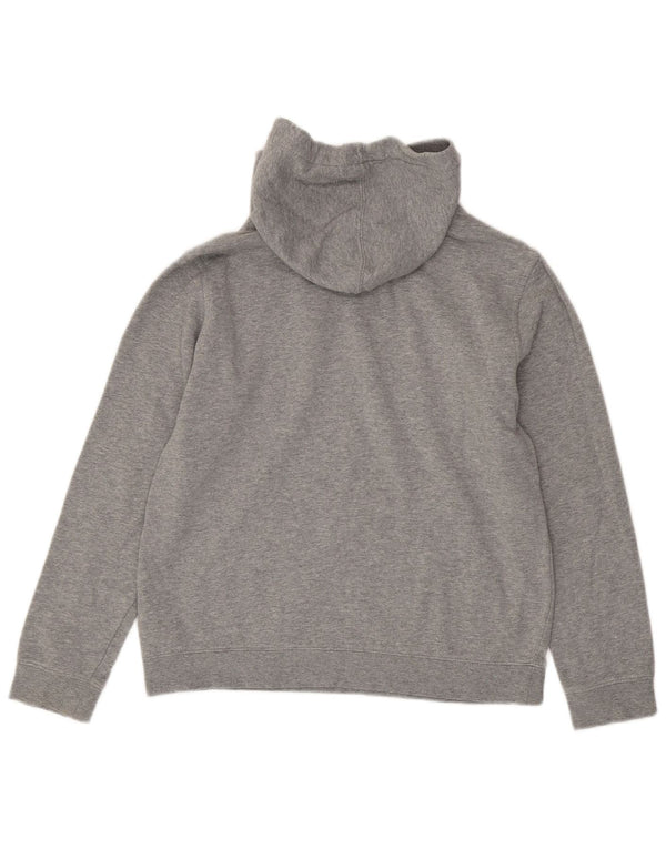 Hurley Γυναικείο Γραφικό Hoodie Jumper UK 14 Large Grey Cotton