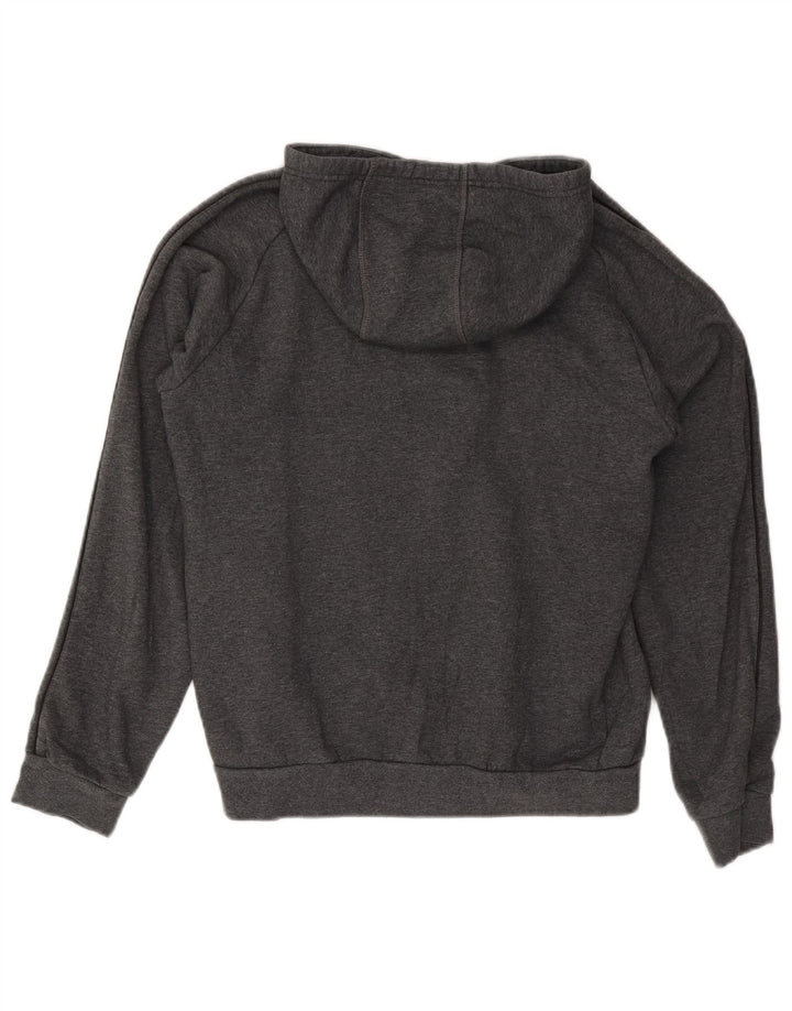 Adidas Ανδρικό Hoodie Jumper Μικρό γκρι βαμβακερό