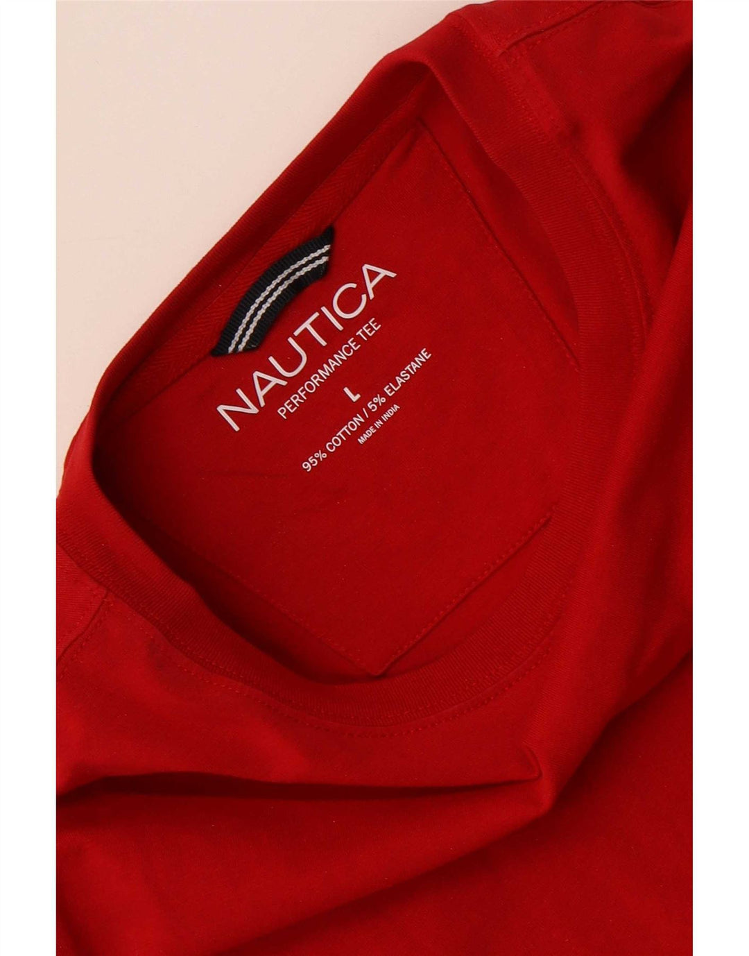 Ανδρικό T-Shirt Nautica Top μεγάλο κόκκινο βαμβακερό