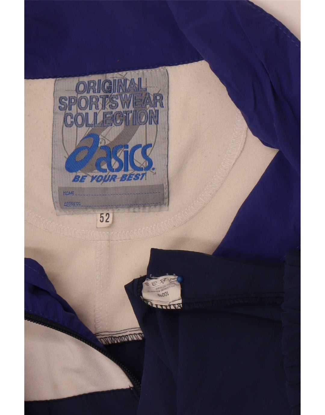 Ανδρική φόρμα Asics Graphic Full IT 52 Large Navy Blue Colourblock