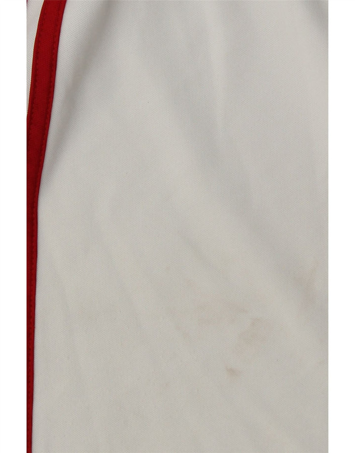 Ανδρικό αθλητικό σορτς Adidas Climalite XS από λευκό πολυεστέρα