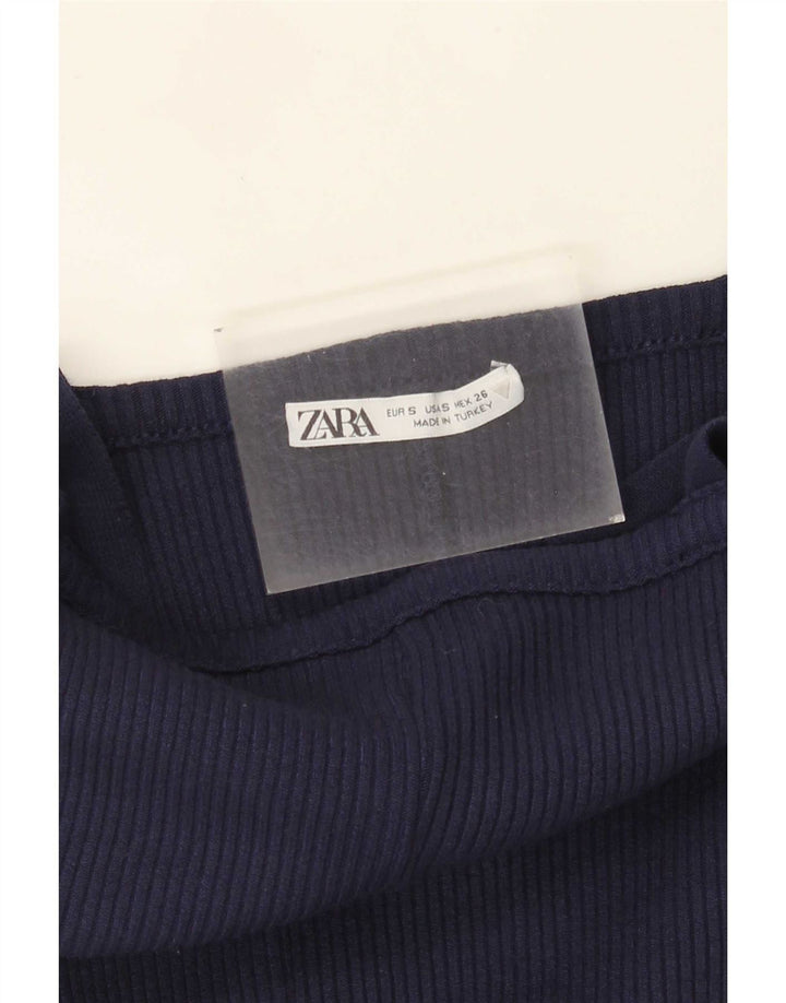 Zara γυναικεία αμάνικη φόρμα UK 10 Small Navy Blue