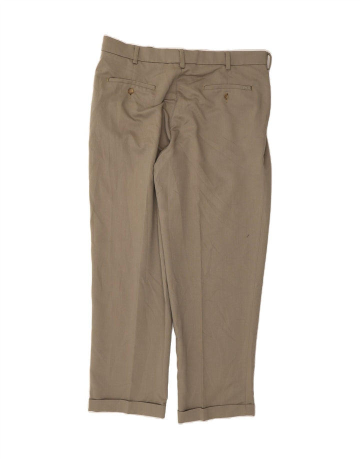 IZOD Mens Pegged Suit Trousers W36 L29 Grey Polyester Vintage Izod and Second-Hand Izod from Messina Hembry 