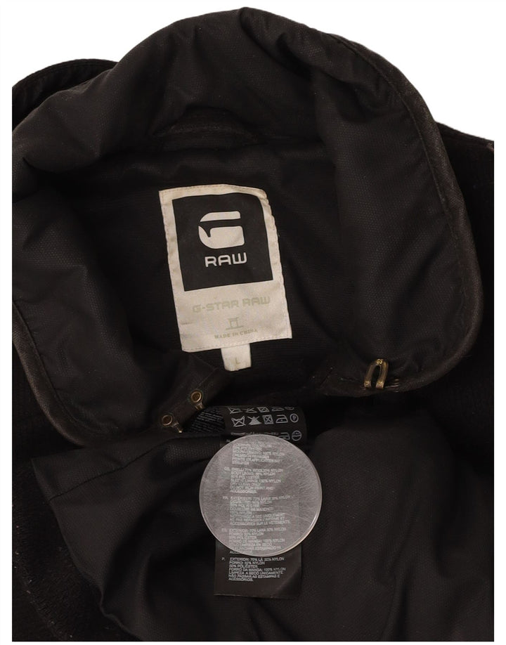 Ανδρικό Στρατιωτικό Πανωφόρι G-STAR UK 40 Large Black Wool