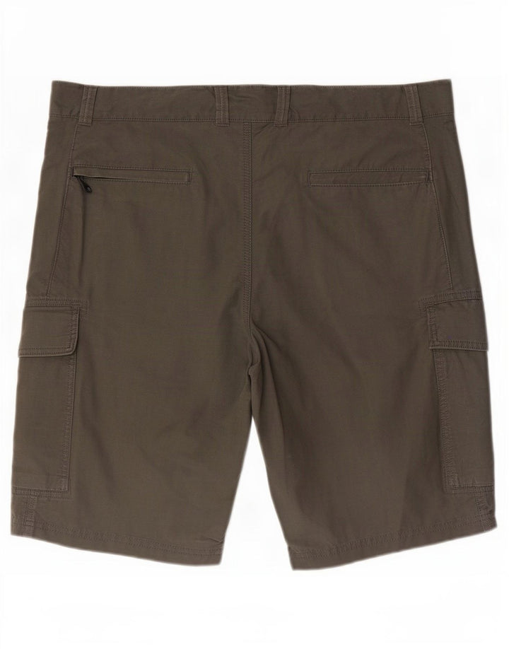 Ανδρικό σορτς Cargo Marks & Spencer W40 XL Χακί βαμβακερό