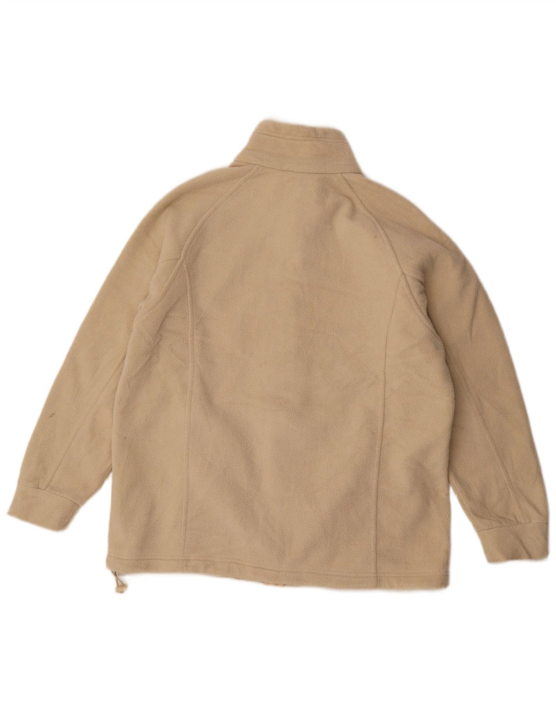 Marks & Spencer Γυναικείο Fleece Jacket UK 14 Large Beige Polyester