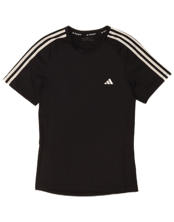 Ανδρικό T-Shirt Adidas Tech Fit Top Medium Black Polyester