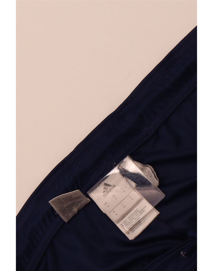ADIDAS Mens Climalite Bermuda Sport Shorts Small  Navy Blue Polyester