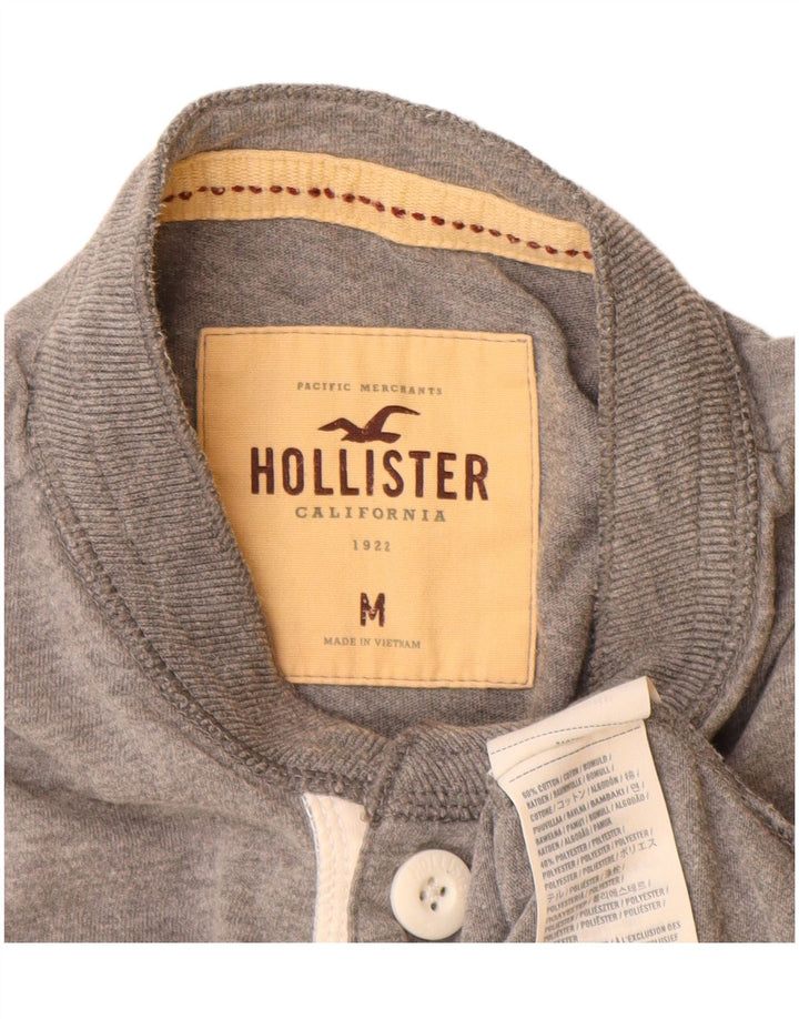 Ανδρικό T-Shirt Hollister Top Μεσαίο γκρι βαμβακερό
