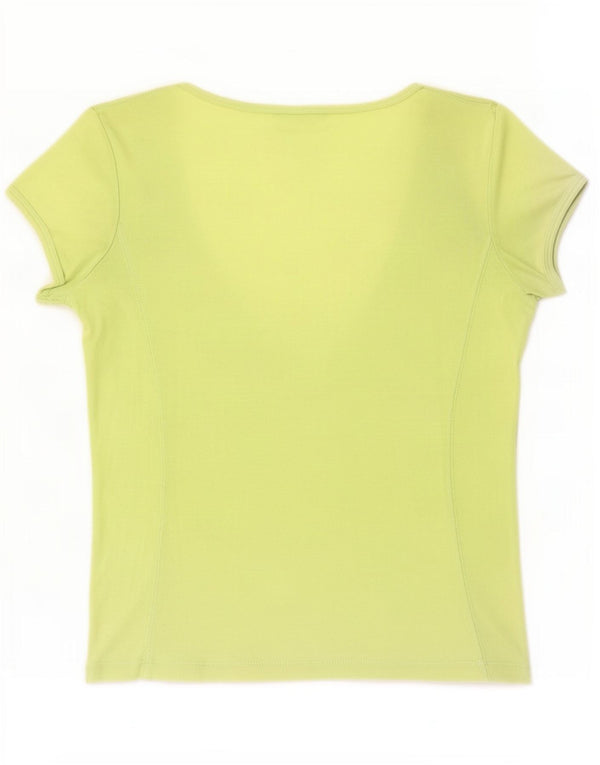 Champion Womens Herritage Fit T-Shirt Top UK 10 Small Green