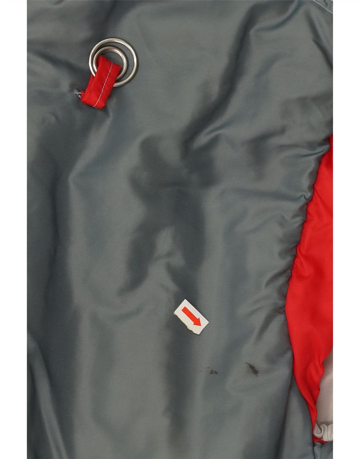 JACK DANIELS Γυναικείο Gilet UK 16 Large Grey Colourblock