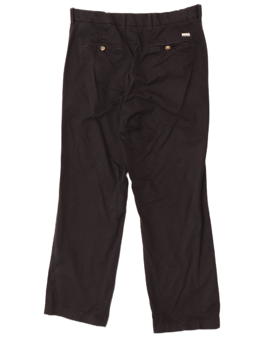 Marks & Spencer Ανδρικό Παντελόνι Chino Straight Blue Harbour W32 L29 Μαύρο