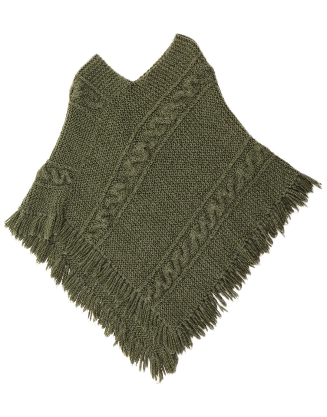 Vintage Γυναικείο Poncho Jumper UK 12 Medium Green