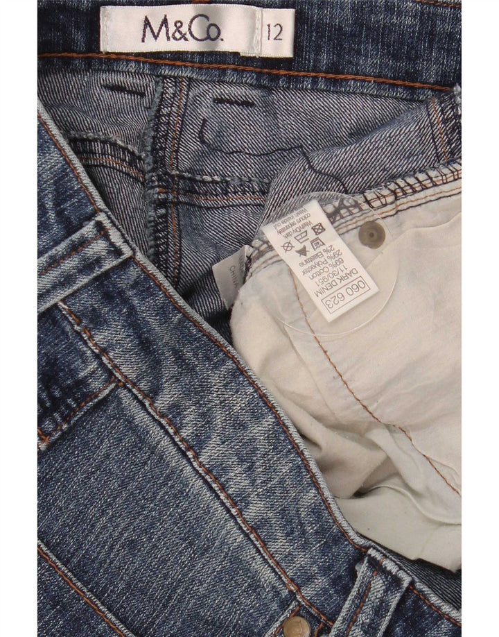 M&Co Γυναικείο τζιν σορτς UK 12 Medium W32 Μπλε βαμβακερό