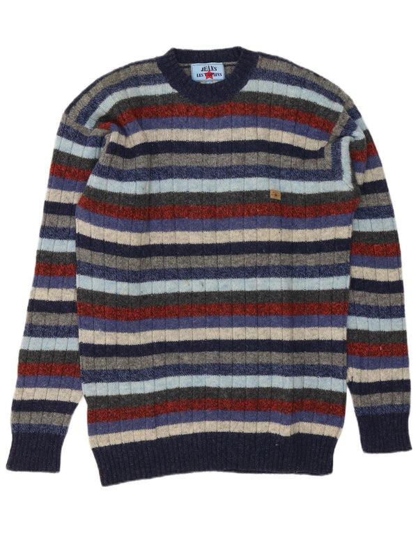 Ανδρικό πουλόβερ Les Copains Crew Neck Jumper IT 46 Small πολύχρωμο ριγέ