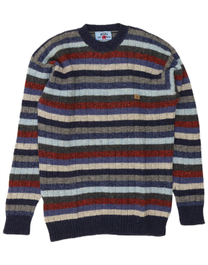 Ανδρικό πουλόβερ Les Copains Crew Neck Jumper IT 46 Small πολύχρωμο ριγέ