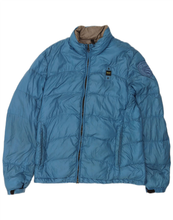 Blauer Ανδρικό μπουφάν UK 40 Large Blue Polyamide