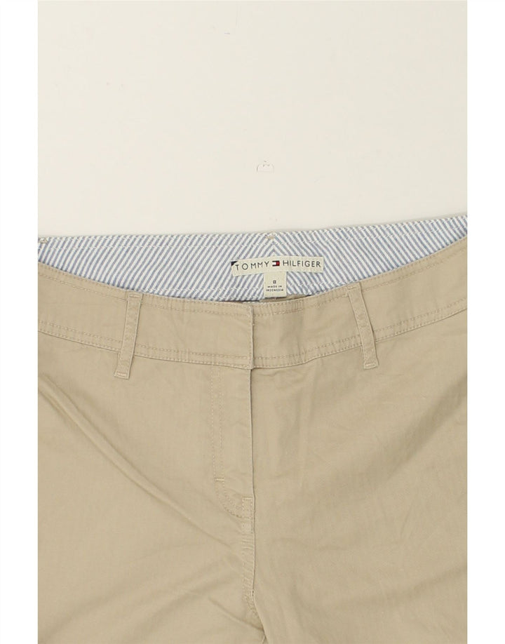 TOMMY HILFIGER Womens Straight Casual Trousers US 8 Medium W32 L30 Beige | Vintage Tommy Hilfiger | Thrift | Second-Hand Tommy Hilfiger | Used Clothing | Messina Hembry 