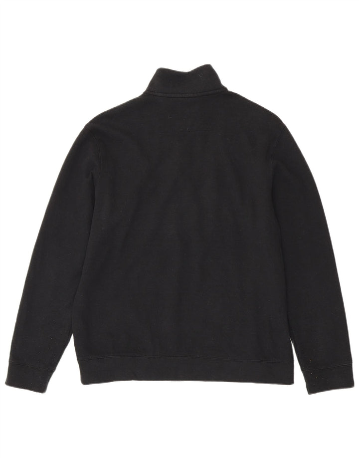Chaps Γυναικείο Φούτερ με φερμουάρ, Jumper UK 16 μεγάλο μαύρο βαμβακερό
