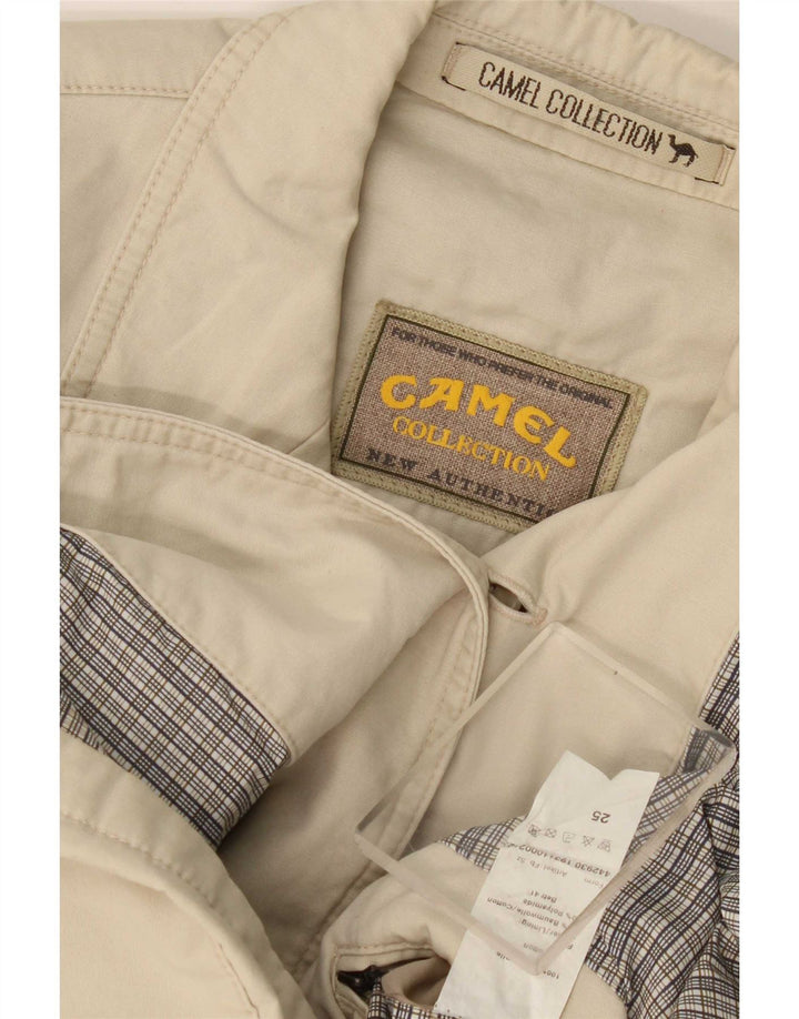 Camel Active Ανδρικό σακάκι σακάκι με 3 κουμπιά UK 40 μεγάλο μπεζ βαμβακερό