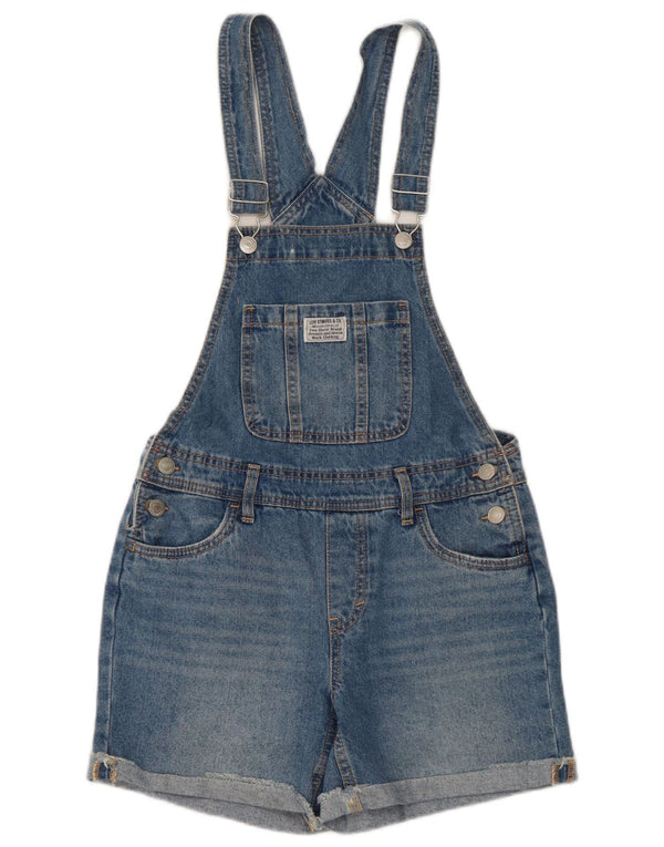 Τζιν σορτς Levi's Girls Dungarees 13-14 ετών W28 Μπλε βαμβακερό
