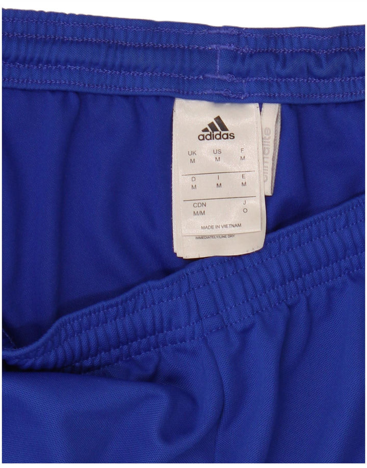 Ανδρικό αθλητικό σορτς Adidas Climalite από μεσαίο μπλε πολυεστέρα