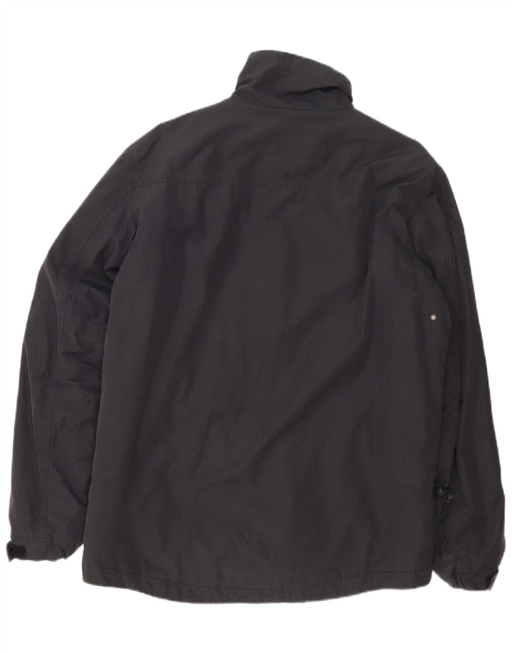 Ανδρικό Μπουφάν Napapijri Windbreaker UK 40 Large Black Cotton