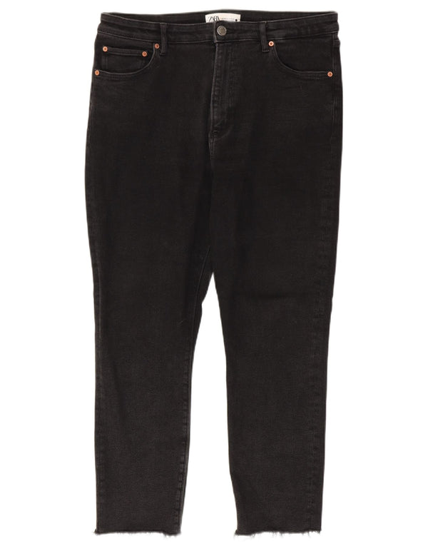 Zara Γυναικείο Skinny Jeans EU 44 XL W34 L26 Μαύρο